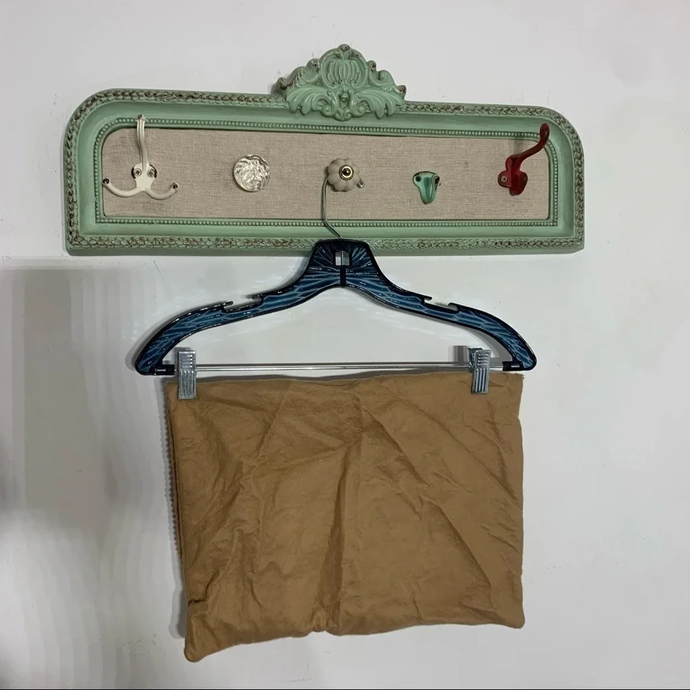 Louis Vuitton vintage dust bag fold over flap tan purse bag medium size